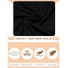 Lovasy 2 Pieces Slip Skirt for Women Lace Half Slips Anti-Static Underskirt Knee Length Under Dress Slips S-3XL(Black & Camel)