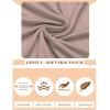 Lovasy 2 Pieces Slip Skirt for Women Lace Half Slips Anti-Static Underskirt Knee Length Under Dress Slips S-3XL(Black & Coffee)