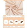Lovasy 2 Pieces Slip Skirt for Women Lace Half Slips Anti-Static Underskirt Knee Length Under Dress Slips S-3XL(Black & Nude)