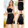 Lovasy Half Slips for Women Underskirt Anti-Static Short Mini Skirt with Floral Lace Trim Slip Dress for Skirt Dresses S-3XL(Black)