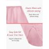 Lovasy Half Slips for Women Underskirt Anti-Static Short Mini Skirt with Floral Lace Trim Slip Dress for Skirt Dresses S-3XL(Rose Pink)
