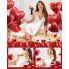 Lovasy Women Lingerie Sexy Nightwear Satin Nightgown Lace Babydoll Chemise Night Dress with Thong Sleepwear S-2XL(White)