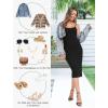 Lovasy Women’s Full Slip for Under Dresses Cami Slip Mini Dress Adjustable Straps Basic Long Full Slips Nightgown S-3XL(Black)