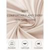 Lovasy Womens Silk Robe Lace Trim 3/4 Sleeve Kimono Robes Lightweight Satin Sexy Bride Bridesmaid Bathrobe Sleepwear S-XXL(Deep Champagne)