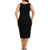 Lovasy Womens Plus Size Full Slip Wide Straps Under Dress 1XL-5XL(Black)