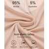 Lovasy Womens Plus Size Full Slip Wide Straps Under Dress 1XL-5XL(Camel)
