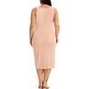 Lovasy Womens Plus Size Full Slip Wide Straps Under Dress 1XL-5XL(Nude)