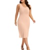 Lovasy Womens Plus Size Full Slip Wide Straps Under Dress 1XL-5XL(Nude)