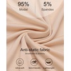 Lovasy Womens Plus Size Full Slip Wide Straps Under Dress 1XL-5XL(Nude)