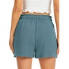 Lovasy Casual Shorts for Women Summer Bottom with Pockets S-3XL(Lake Blue)