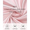 Lovasy Satin Robe for Women 3/4 Sleeve Silky Kimono Bathrobe S-XXL(Dusky Rose)