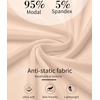 Lovasy Womens Full Slips for Under Dresses V Neck Slip Dress S-3XL(Nude)
