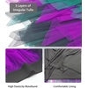 Lovasy Women Irregular Layered Tulle Fairy Skirt S-3XL(Black/Green/Purple)