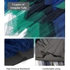 Lovasy Women Irregular Layered Tulle Fairy Skirt S-3XL(Black/Navy/Green)