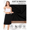 Lovasy Half Slip for Women Under Dress Lace Skirt S-3XL(Black)