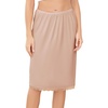Lovasy Half Slip for Women Under Dress Lace Skirt S-3XL(Camel)