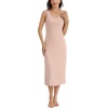Lovasy Womens Tank Slip Dress V Neck Long Full Slips S-3XL(Camel)