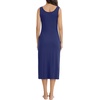 Lovasy Womens Tank Slip Dress V Neck Long Full Slips S-3XL(Navy Blue)