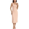 Lovasy Womens Tank Slip Dress V Neck Long Full Slips S-3XL(Nude)