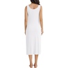 Lovasy Womens Tank Slip Dress V Neck Long Full Slips S-3XL(White)