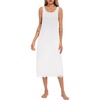 Lovasy Full Slip for Women Under Dress Long Tank Dresses S-3XL(White)