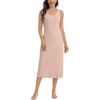 Lovasy Womens Tank Slip Dress V Neck Long Full Slips S-3XL(Camel)