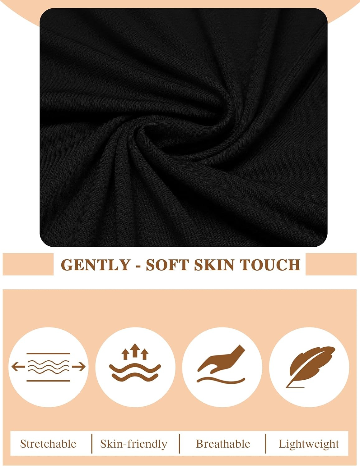 image:imageLovasy Women 2 Pieces Half Slip Lace Long Underskirt S3XLBlack Camel